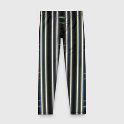 Детские легинсы Neon yellow blue white