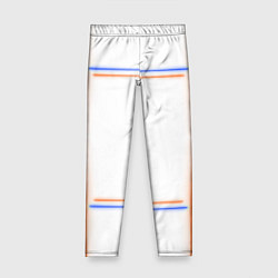 Детские легинсы Neon white orange blue