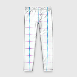 Детские легинсы Color white blue stripes