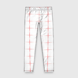 Детские легинсы Color white red crosses