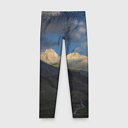 Леггинсы для девочки Массив Метеген, цвет: 3D-принт