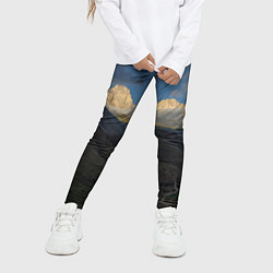 Леггинсы для девочки Массив Метеген, цвет: 3D-принт — фото 2