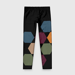 Детские легинсы Honeycombs autumn colors