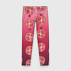 Детские легинсы Сочные гранаты