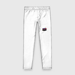 Леггинсы для девочки Mercedes amg, цвет: 3D-принт