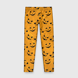 Детские легинсы Страшно веселый паттерн на Halloween