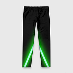 Детские легинсы Color neon green