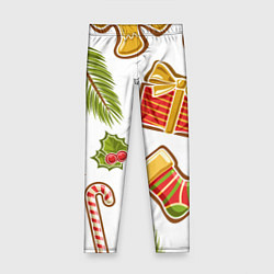 Детские легинсы Рождественский вайб