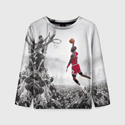Лонгслив детский Michael Jordan NBA, цвет: 3D-принт