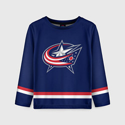 Детский лонгслив Columbus Blue Jackets