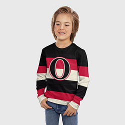 Лонгслив детский Ottawa Senators O, цвет: 3D-принт — фото 2