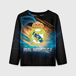 Лонгслив детский Real Madrid, цвет: 3D-принт