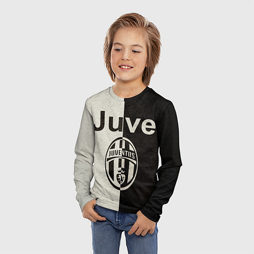 Детский лонгслив Juventus6 / 3D-принт – фото 3