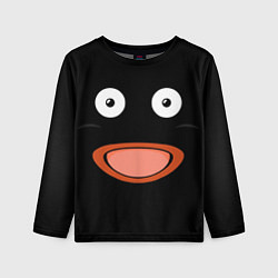 Лонгслив детский Mr Popo Face, цвет: 3D-принт