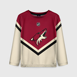 Лонгслив детский NHL: Arizona Coyotes, цвет: 3D-принт