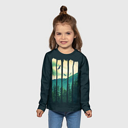 Лонгслив детский Green Life, цвет: 3D-принт — фото 2