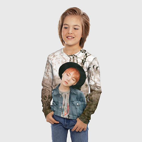 Детский лонгслив Min Yoon Gi / 3D-принт – фото 3