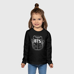Лонгслив детский BTS: Jimin, цвет: 3D-принт — фото 2