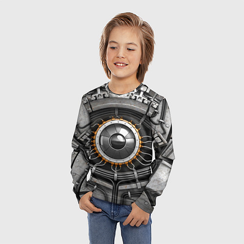 Детский лонгслив Android eye / 3D-принт – фото 3