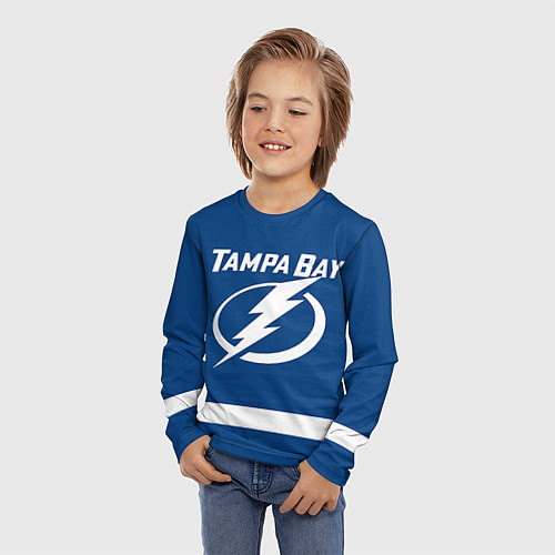 Детский лонгслив Tampa Bay: Kucherov / 3D-принт – фото 3