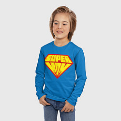 Лонгслив детский Супермама, цвет: 3D-принт — фото 2