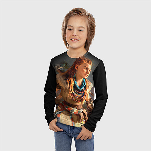 Детский лонгслив HZD 2 / 3D-принт – фото 3