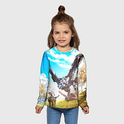 Лонгслив детский HZD 7, цвет: 3D-принт — фото 2