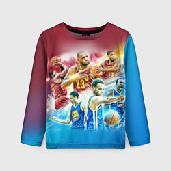 Лонгслив детский Golden State Warriors, цвет: 3D-принт