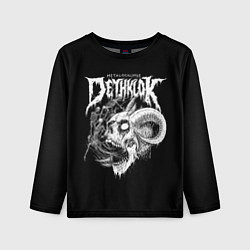 Лонгслив детский Dethklok: Goat Skull, цвет: 3D-принт