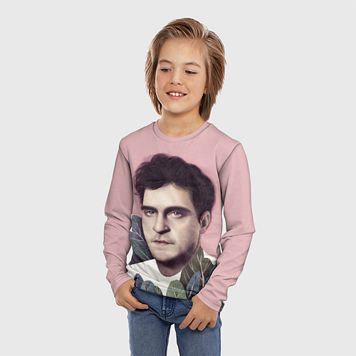 Детский лонгслив Хоакин Феникс / 3D-принт – фото 3