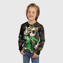 Лонгслив детский My Hero Academia в очках, цвет: 3D-принт — фото 2