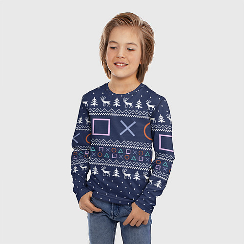 Детский лонгслив Winter PS / 3D-принт – фото 3