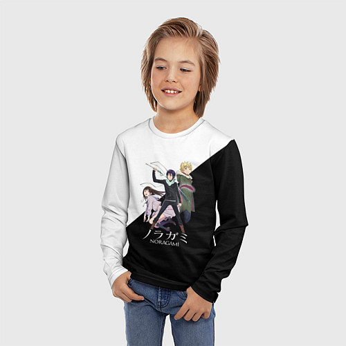 Детский лонгслив Бездомный Бог / 3D-принт – фото 3