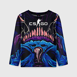 Лонгслив детский CS:GO Hyper Beast Skin, цвет: 3D-принт