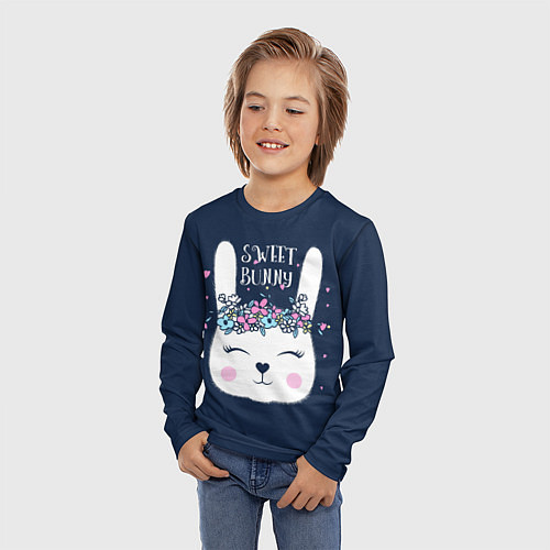 Детский лонгслив Sweet Bunny / 3D-принт – фото 3