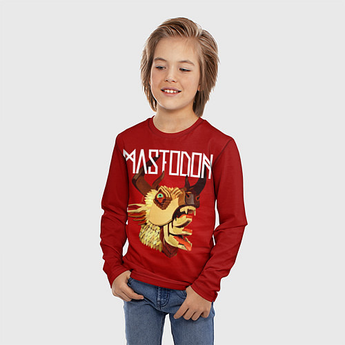 Детский лонгслив Mastodon: Leviathan / 3D-принт – фото 3