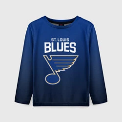 Лонгслив детский St Louis Blues, цвет: 3D-принт