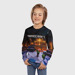 Лонгслив детский MINECRAFT, цвет: 3D-принт — фото 2