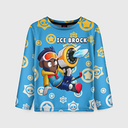 Лонгслив детский Ice Brock, цвет: 3D-принт