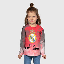 Лонгслив детский Реал Мадрид, цвет: 3D-принт — фото 2