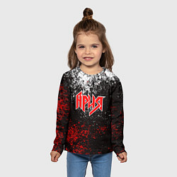 Лонгслив детский АРИЯ, цвет: 3D-принт — фото 2