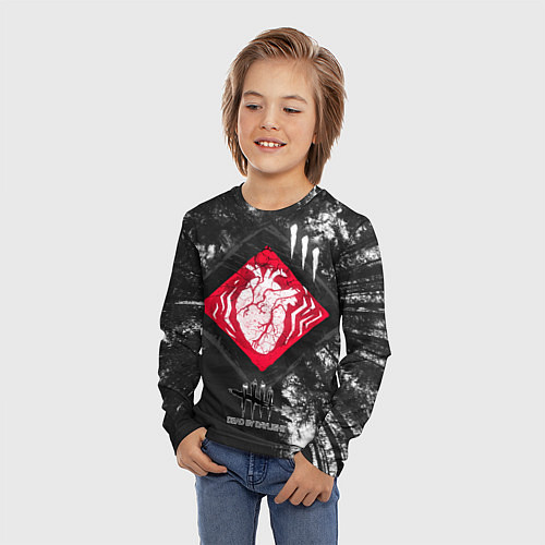 Детский лонгслив DBD - beating heart / 3D-принт – фото 3