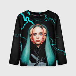 Лонгслив детский BILLIE EILISH, цвет: 3D-принт