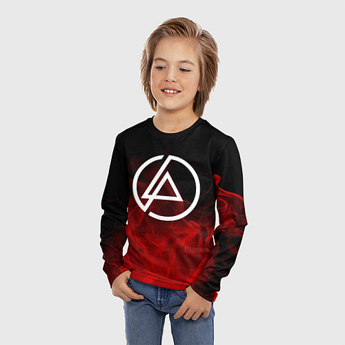 Детский лонгслив LINKIN PARK / 3D-принт – фото 3
