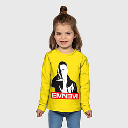 Лонгслив детский Eminem, цвет: 3D-принт — фото 2