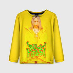 Лонгслив детский BILLIE EILISH, цвет: 3D-принт