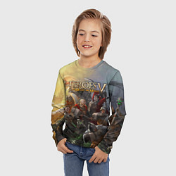 Лонгслив детский Heroes of Might and Magic, цвет: 3D-принт — фото 2
