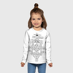 Лонгслив детский EVa-updown, цвет: 3D-принт — фото 2