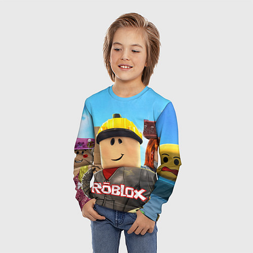 Детский лонгслив ROBLOX / 3D-принт – фото 3