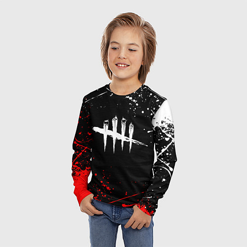 Детский лонгслив DEAD BY DAYLIGHT / 3D-принт – фото 3